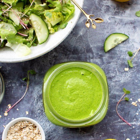 Oat Milk Green Goddess Dressing